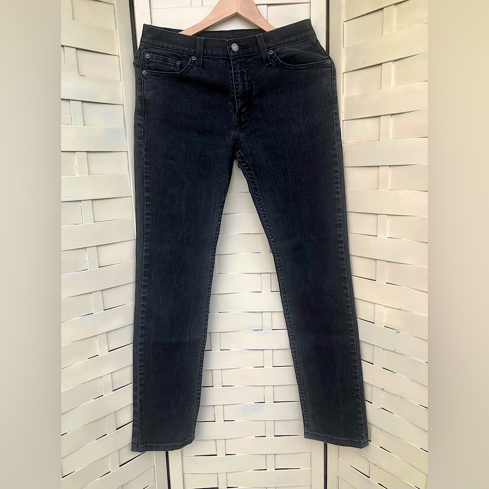 Levi Strauss Black Denim Jeans 30x32